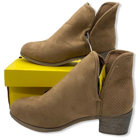 seven7 vegan suede booties